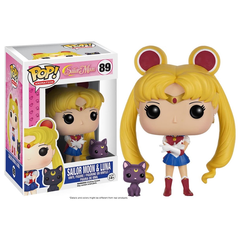 Funko POP Anime: Sailor Moon with Luna Action Figure