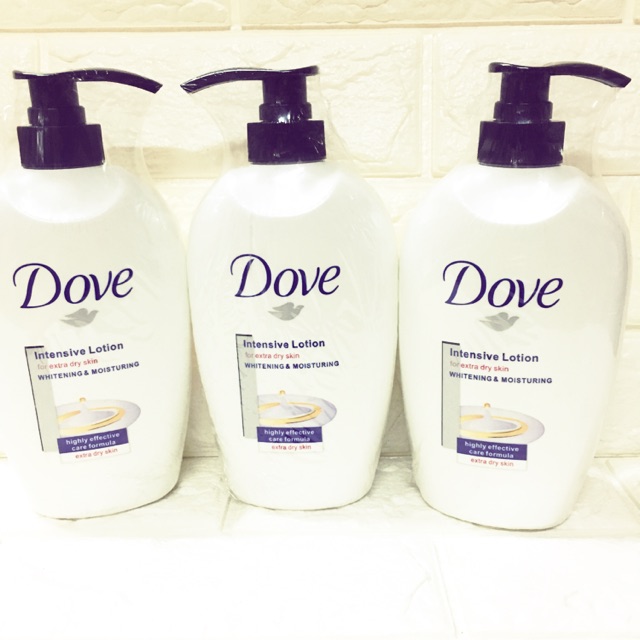 DOVE lotion Intensive Body Lotion For Extra Dry Skin 600ml Shopee