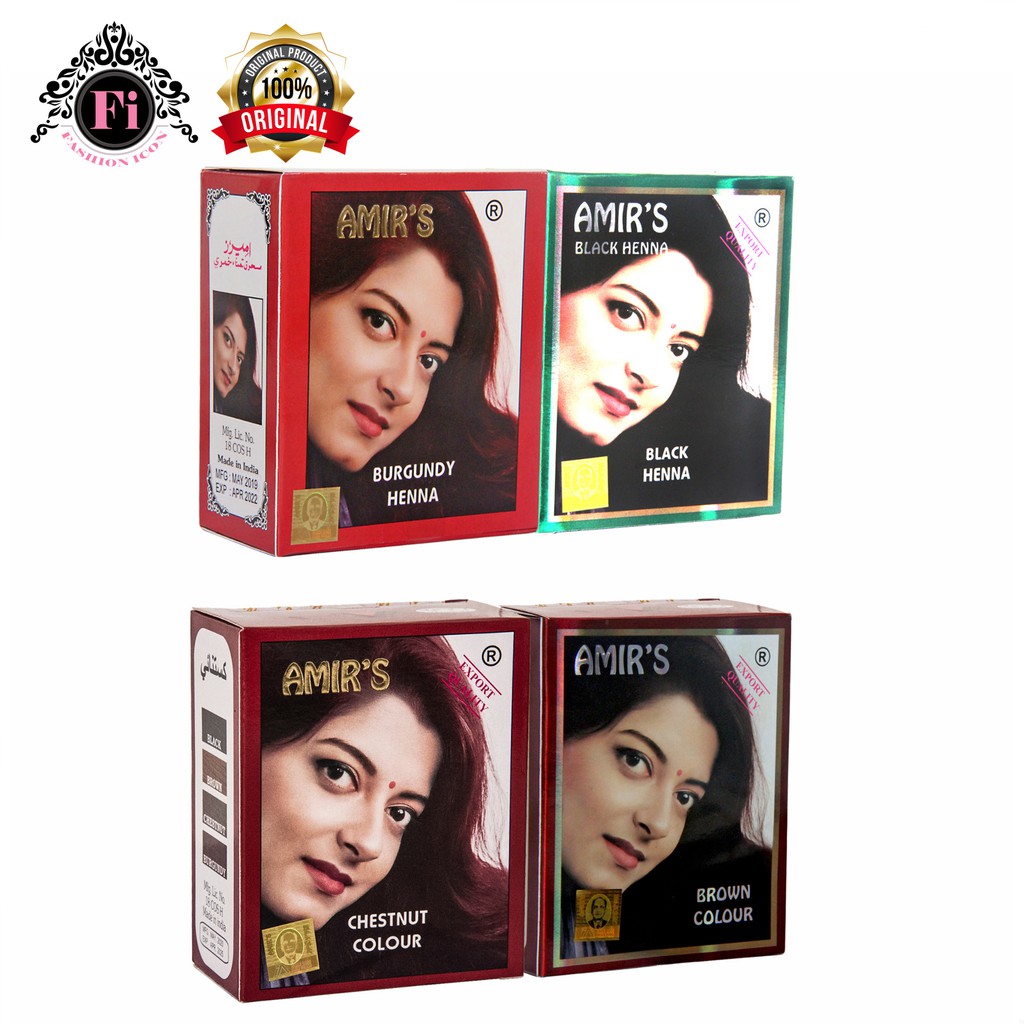 Amir's Natural Henna Hair Color Shopee Philippines