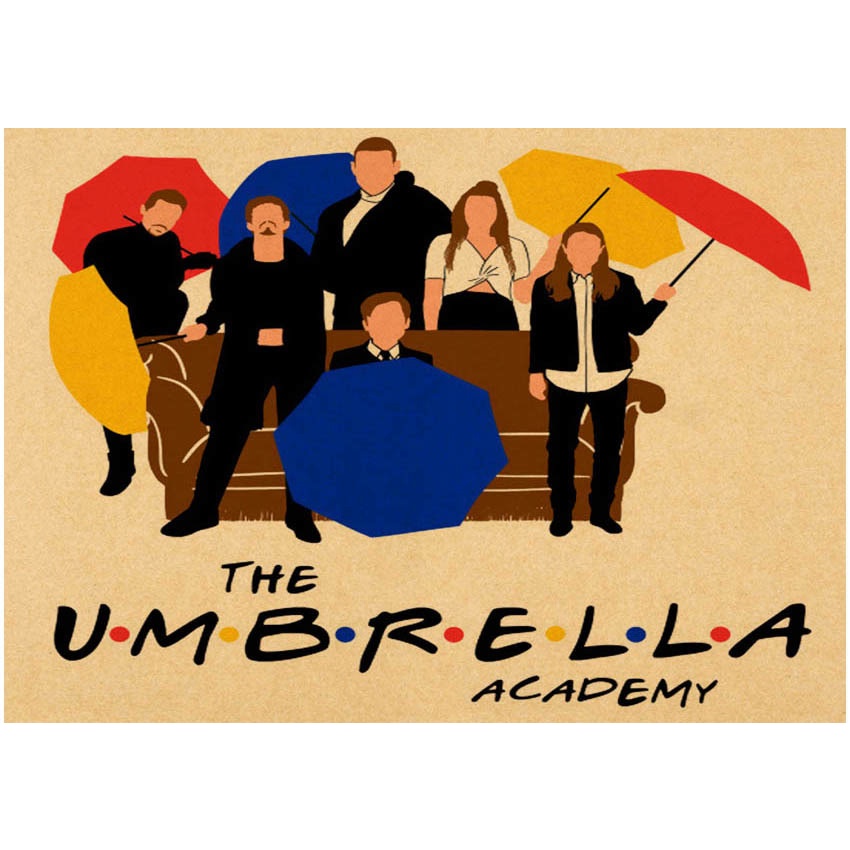 Vintage TV Poster Umbrella Academy Hamilton Retro Kraft Paper Poster ...