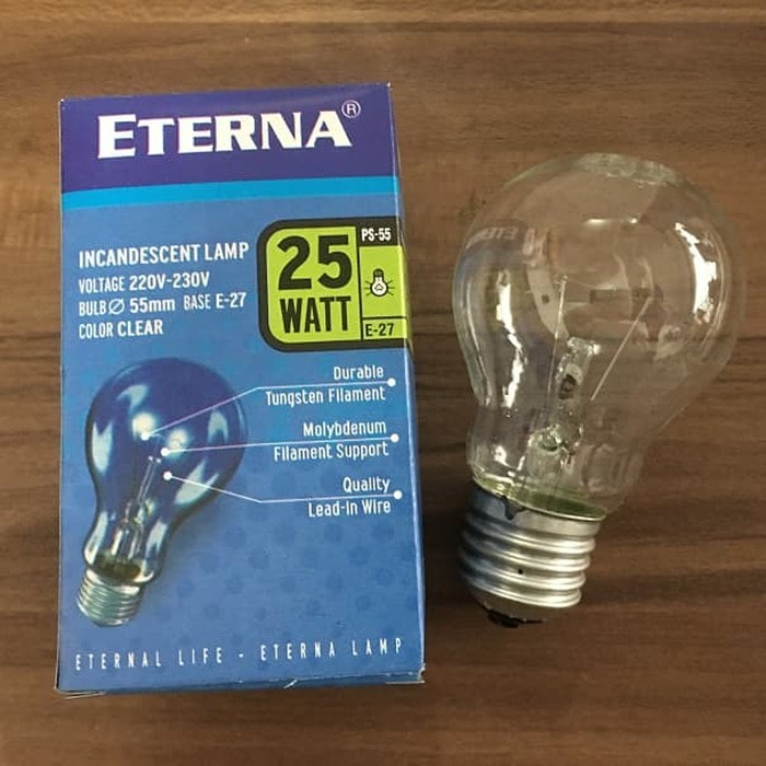 Hot Warm Yellow Plenton PX Bulb 25W 25watt Eterna Brand Shopee