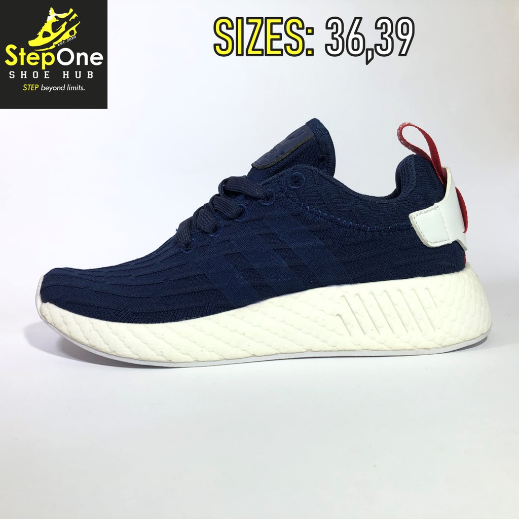 Nmd r2 best sale navy blue