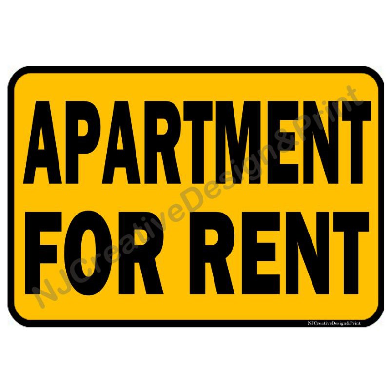 Printable Flat For Rent Sign