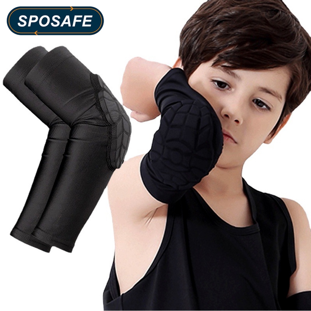 SPOSAFE 1PCS 515 Years old kids compression elbow pad for Football