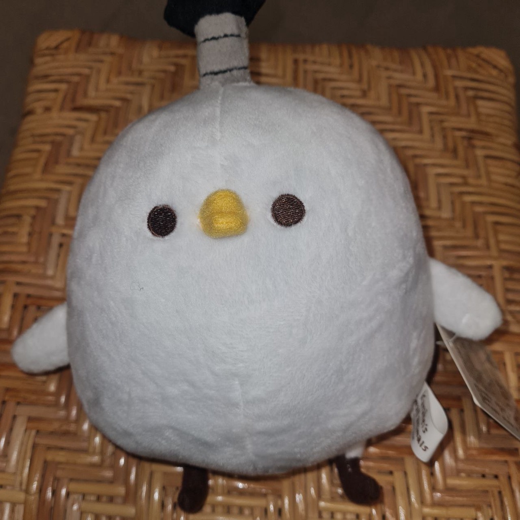 Fluffy Chicky Chicken soft toy keychain (white) | Shopee Philippines