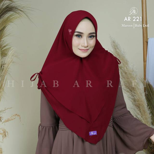 Khimar AR RAFI AR221/AR221 HIJAB AR RAFI | Shopee Philippines