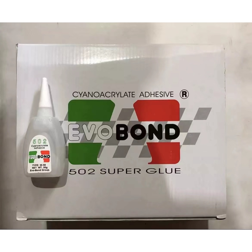 Original Evobond Cyanoacrylate 502 Super Glue Adhesive Evo Bond Cyno