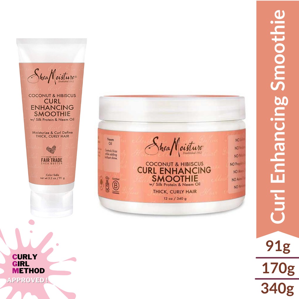 Shea Moisture Coconut & Hibiscus Curl Enhancing Smoothie 2oz 3.2oz