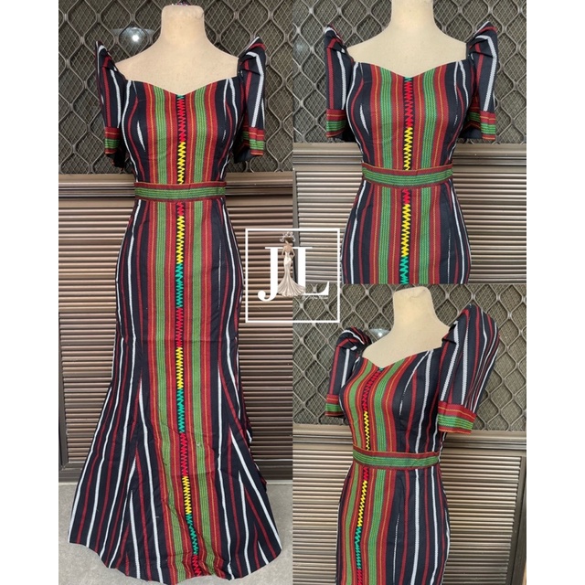 Filipiniana batik hot sale dress