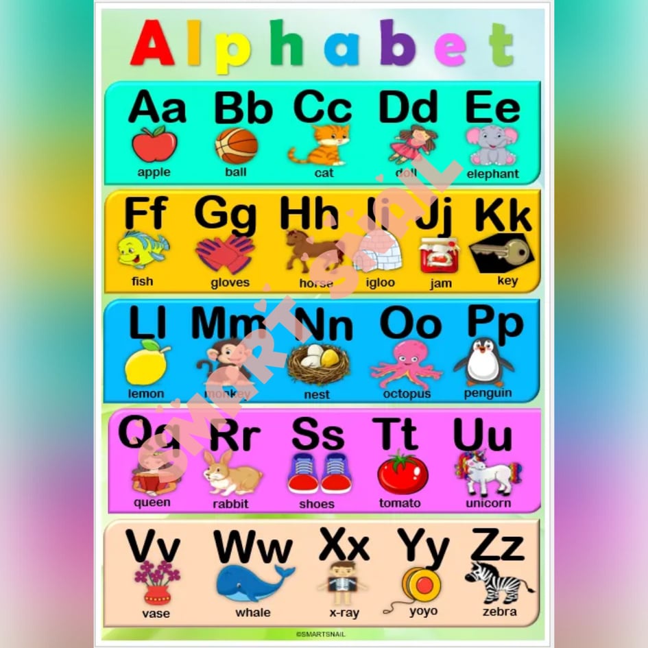 Laminated Educational Wall Charts for Kids | Shopee Philippines