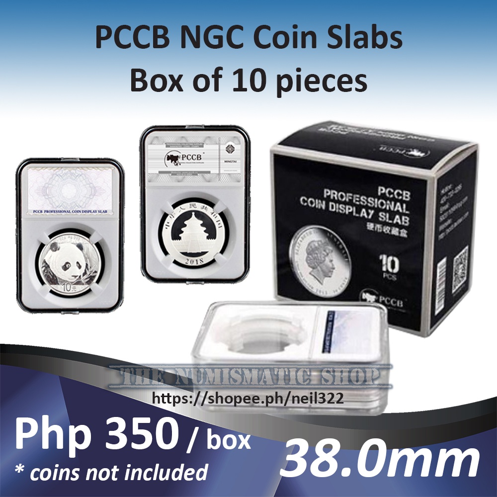 PCCB Standard Coin Slabs for NGC-Graded Coins 38.0mm - 10 pieces ...