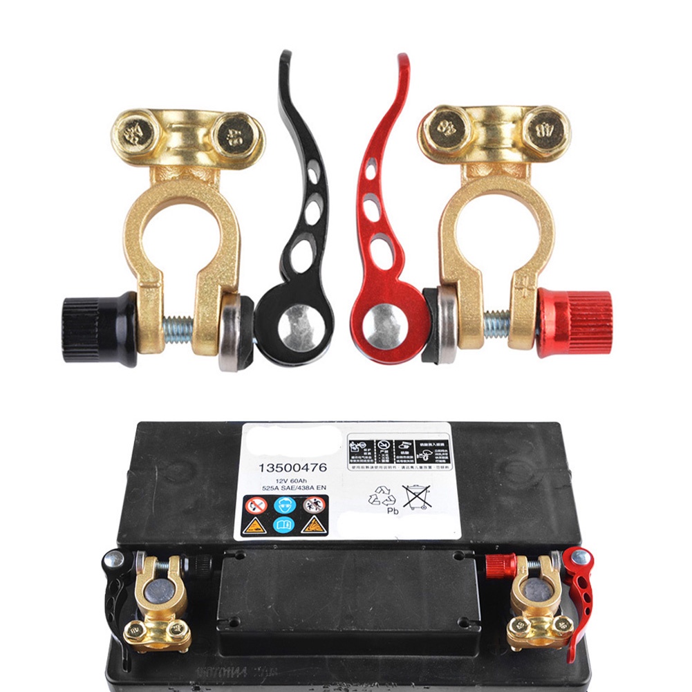 Auto Cables Connectors Accessories Screw Connection Positive & Negative