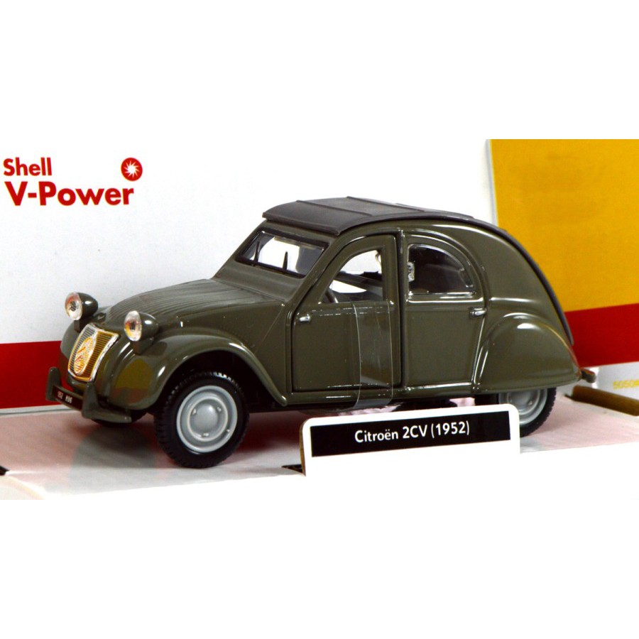 Shell Bburago Classic Collection Citroen 2CV 1952 GREEN (1:32) | Shopee ...