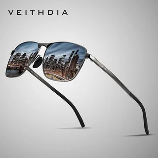 VEITHDIA Retro Aluminum Magnesium Brand Men's Sunglasses Polarized