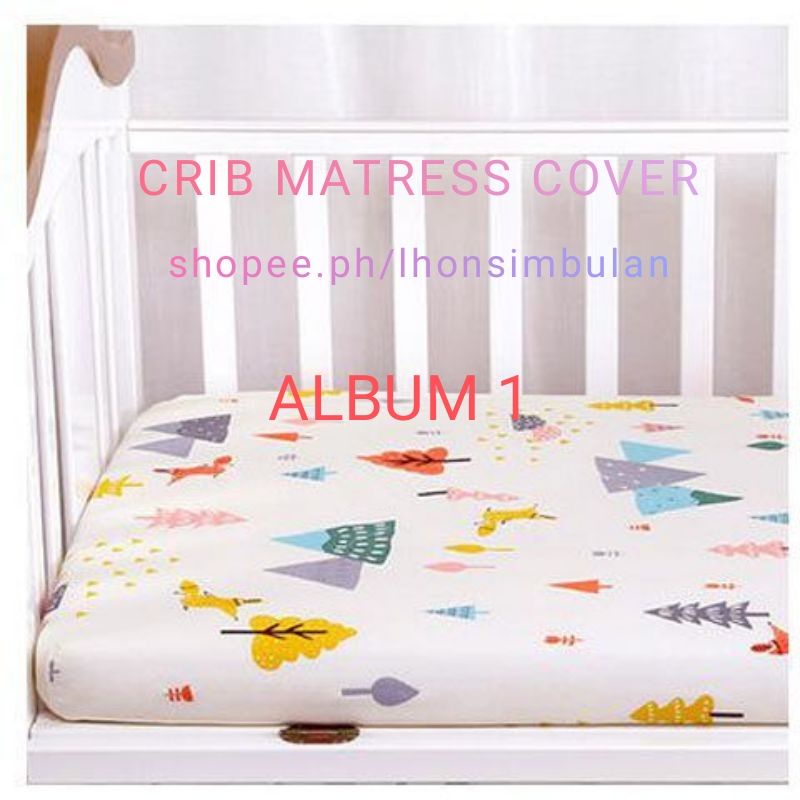 CMC - FULLY GARTERISED CRIB MATTRESS COVER (ANIMALS) | Shopee Philippines