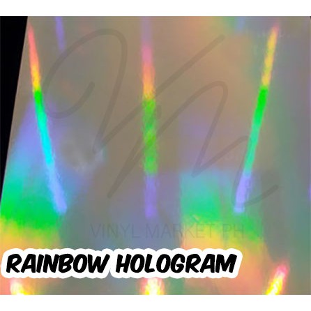 50 Sheets Broken Glass Hologram Cold Lamination Film Sticker A4