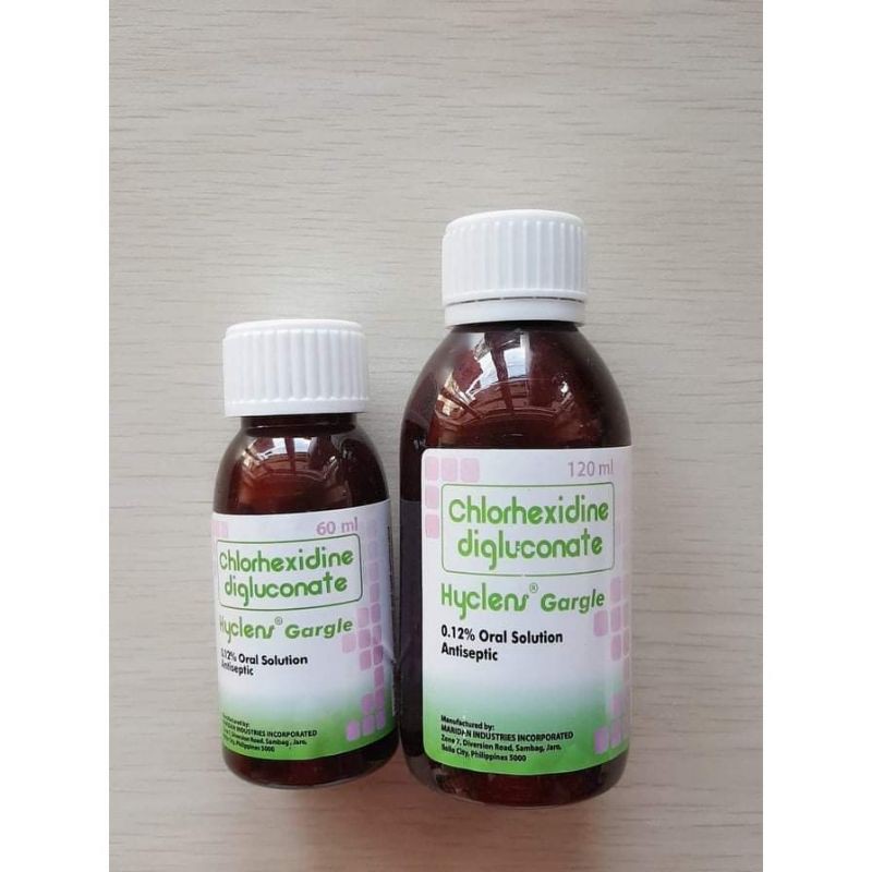 HYCLES GARGLE chlorhexidine digluconate 0.12, oral solution 60 mL and
