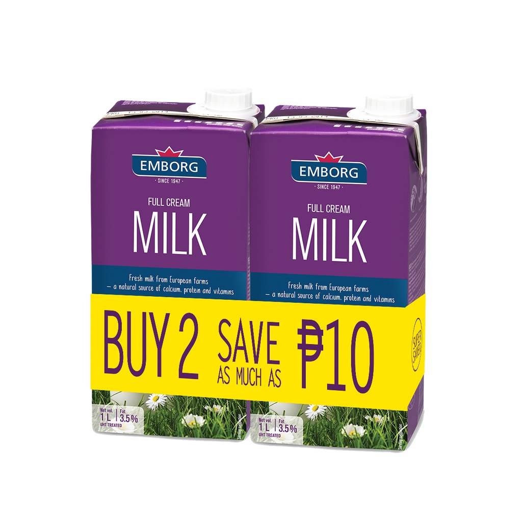 BUY 2 SAVE 10 UHT Full Cream Milk 1L Shopee Philippines