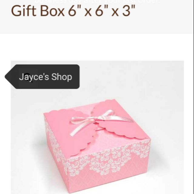 Cute Gift Box With Ribbon