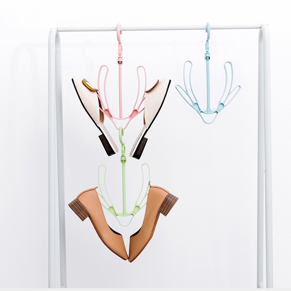 Plastic Double Hook Drying Shoe Rack Drying Shoe Rack Bedroom Scarves ...