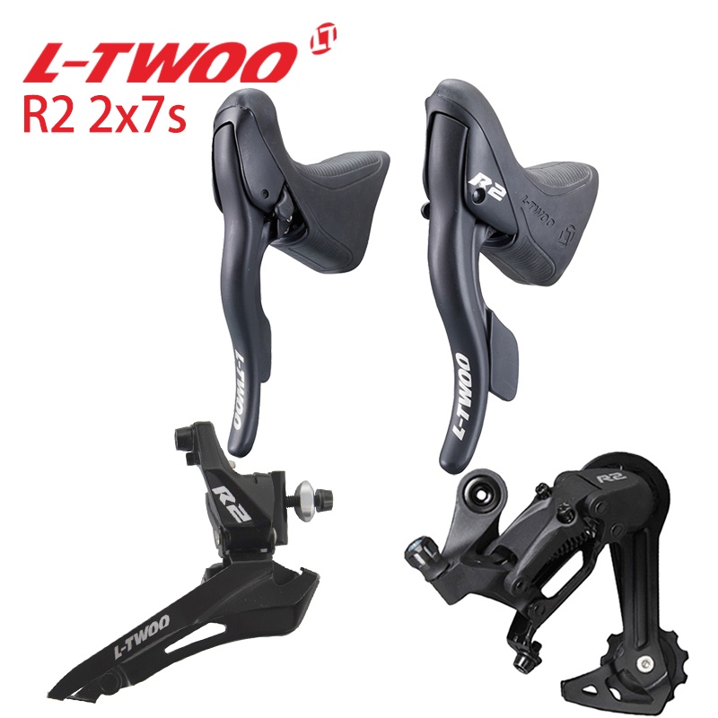 LTWOO R2 2x7 Speed 14s Road Bike Shifter Rear Derailleurs Front Group ...