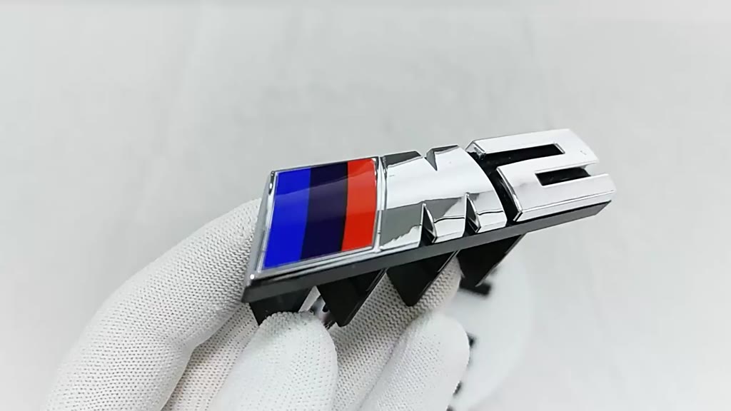 M Power front grille logo for BMW M1 M2 M3 M4 M5 M6 M7 letter emblem ...