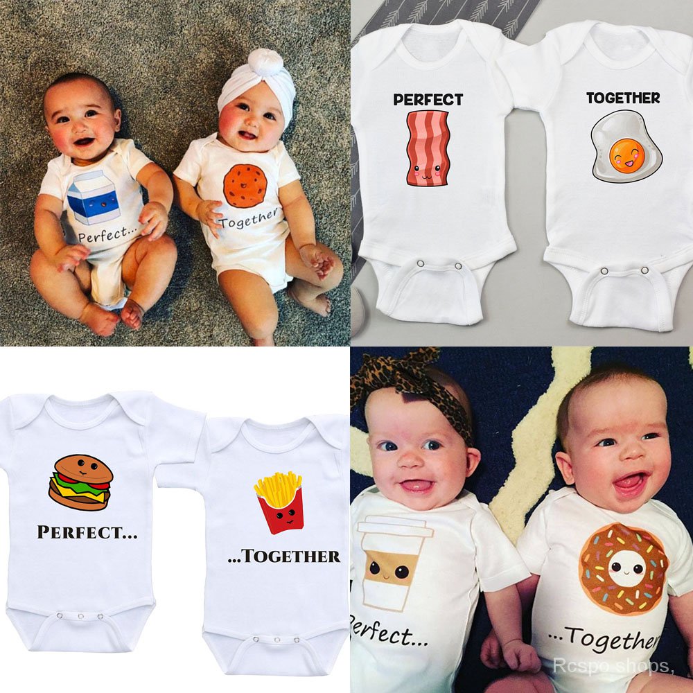 Boy girl twin discount onesies