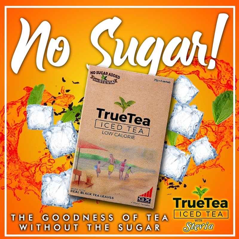 Truetea Iced Tea No Sugar Keto Drinks Shopee Philippines