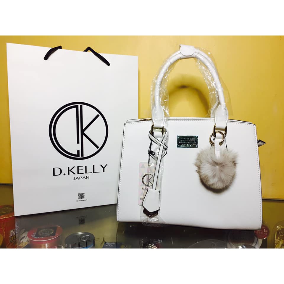 D.KELLY HANDBAG TWO WAY WITH SLING JAPAN ORIGINAL (with paper bag