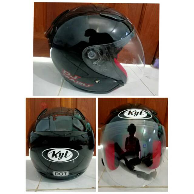 Kyt Dj Maru Black Metalic Helmet Shopee Philippines