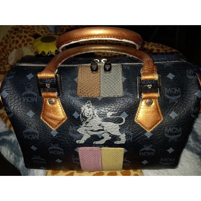 MCM Doctor's Bag Lion Series (Preloved) | Shopee Philippines