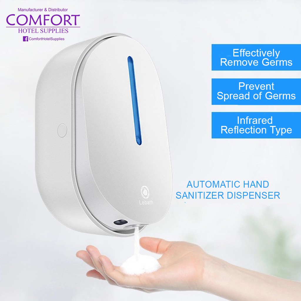 Comfort Hotel Supplies Standard Automatic Hand Sanitizer Dispenser ...