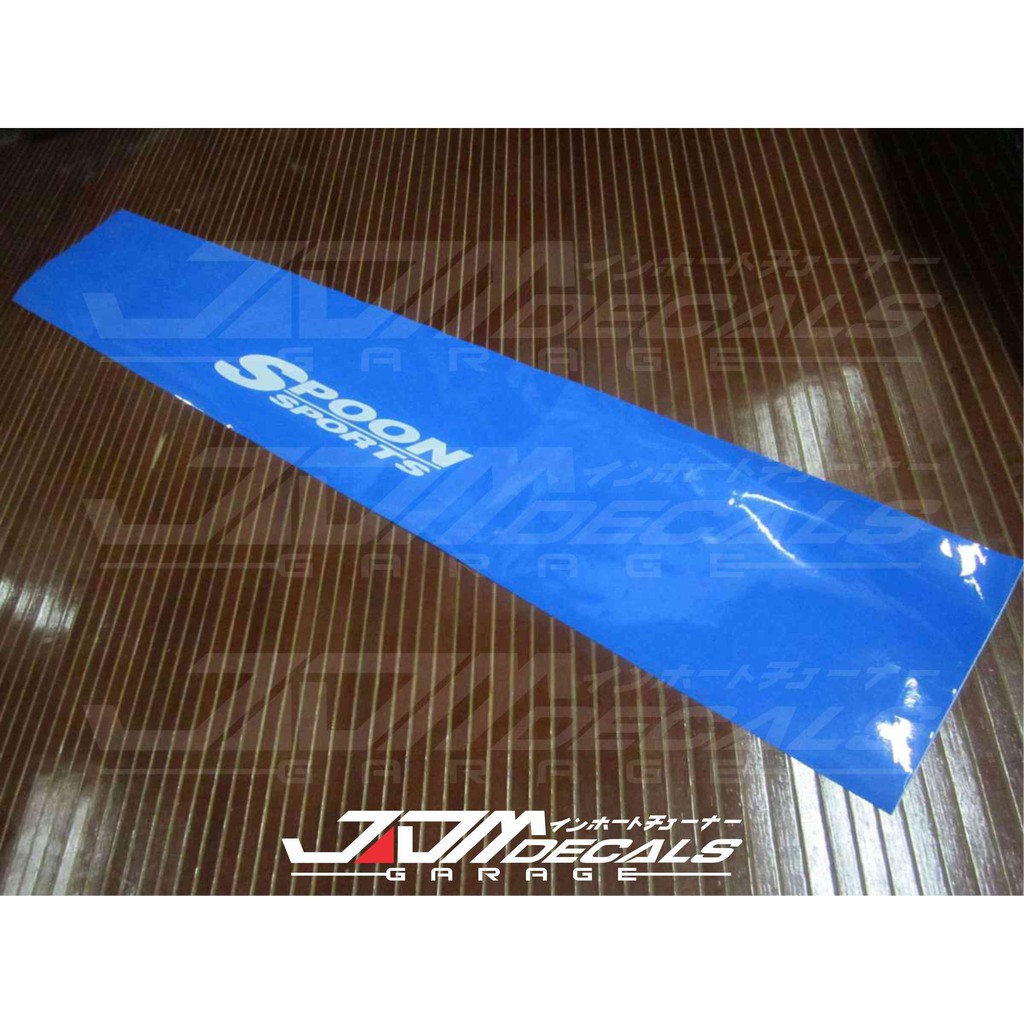 Spoon Sports Car Windscreen Banner Sticker | Shopee Philippines