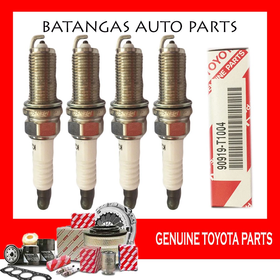 SPARK PLUG 4PCS Toyota Genuine Parts for TOYOTA INNOVA HILUX FORTUNER 20052015 PN 90919