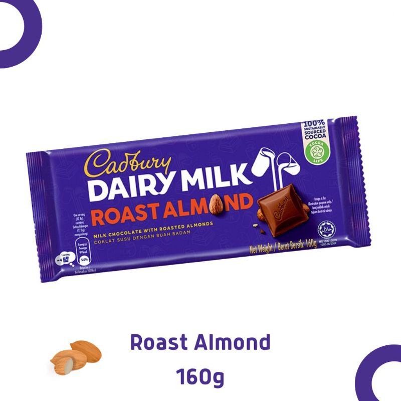 Cadbury Assorted Flavour 160g ( Dairy Milk / Black Forest / Fruit & Nut
