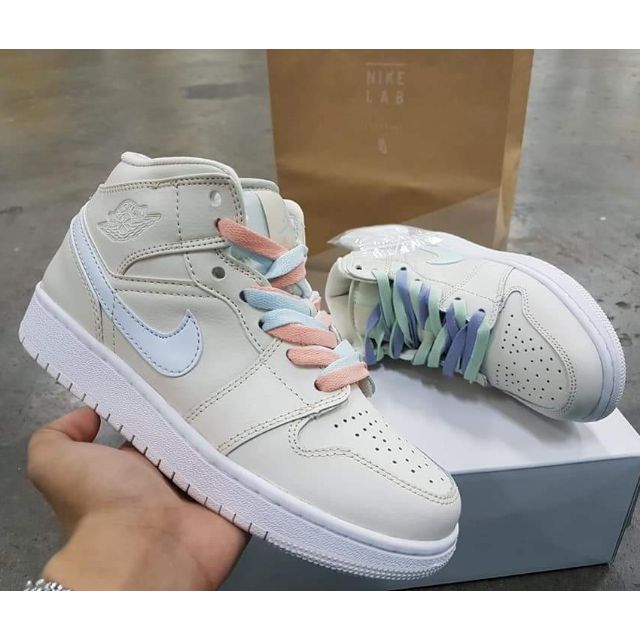 Jordan 1 Mid Cotton Candy | Shopee Philippines