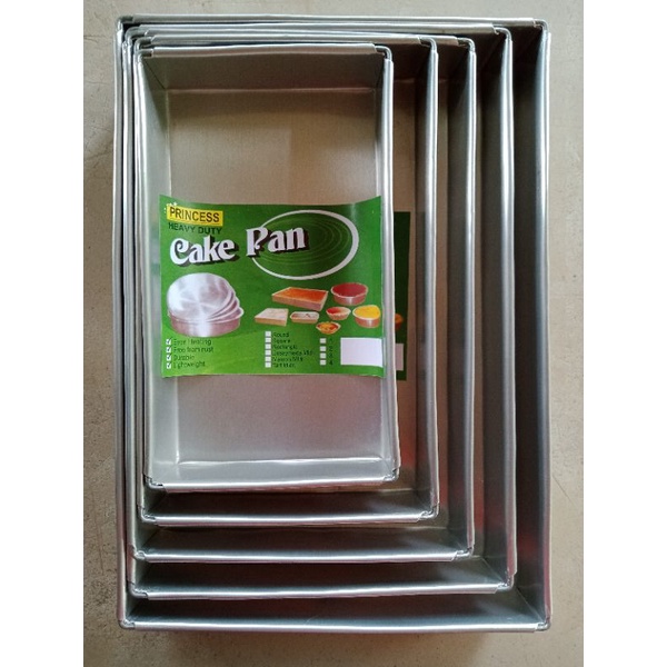 aluminum rectangle cake,maja,molder 1pcs,heavy duty,even heating ...