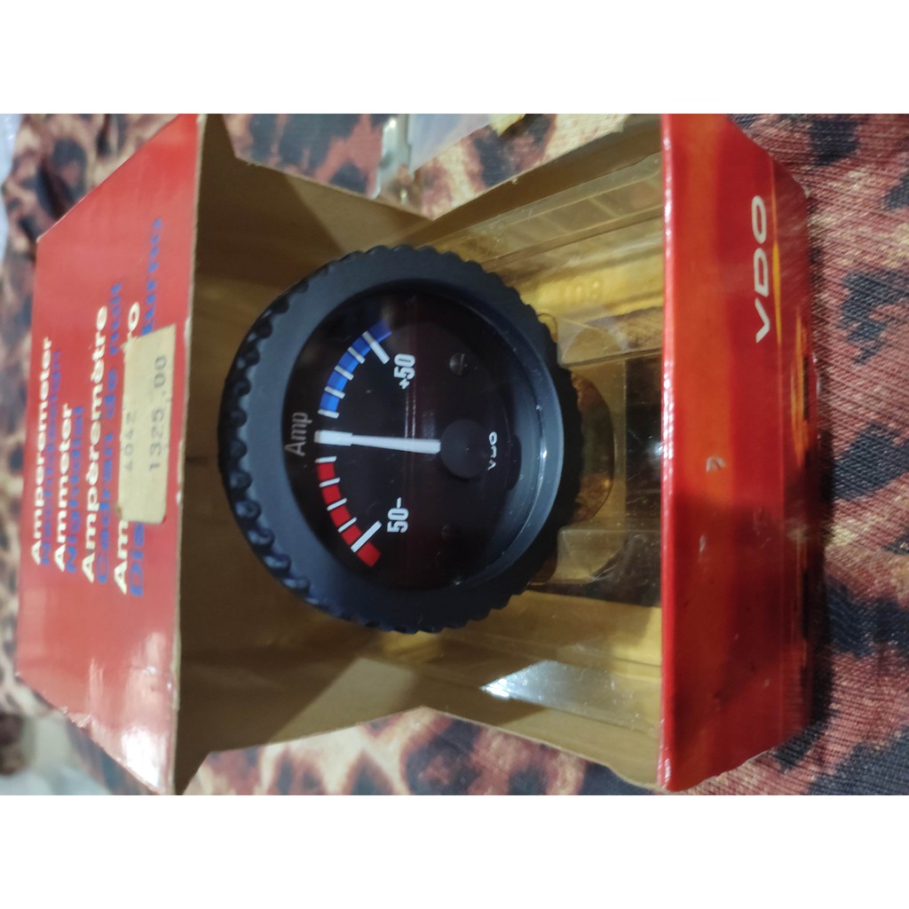 Amperometro 12V 60-0-60A - Strumento Da Cruscotto 52mm Per Auto E Veicoli, Con Retroilluminazione - Foto 5