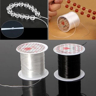 ✿INF✿Elastic Clear Beading Thread Stretch Polyester String Cord for Jewelry  Making