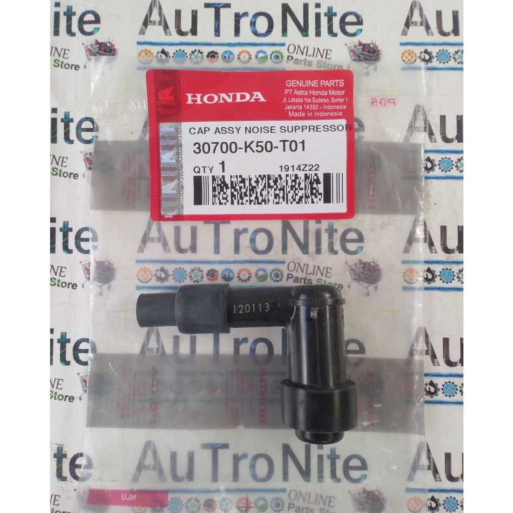 Cap ASSY NOISE SUPPRESSOR TEC 30700K50T01 Cop Spark Plug Original
