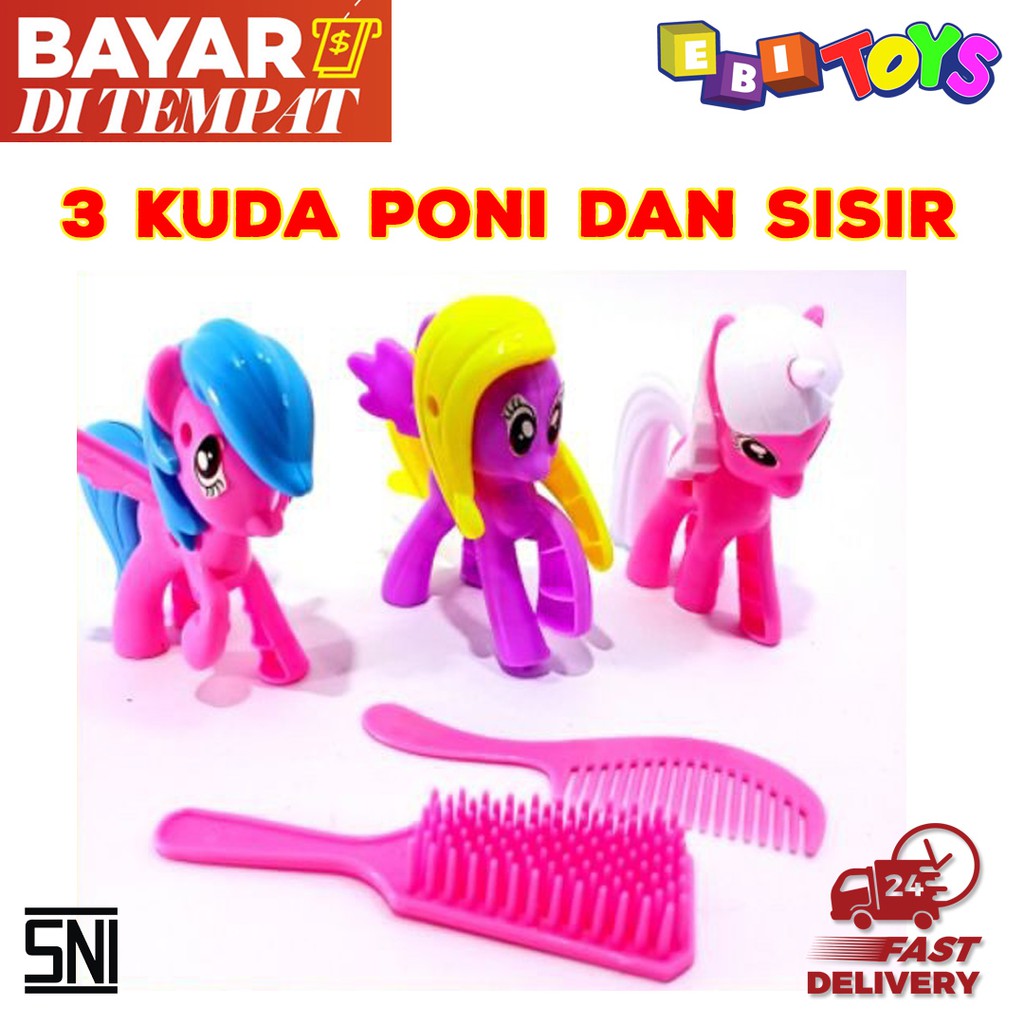 My Little Pony Pony Toy Complete with Comb for Girls | Shopee Philippines