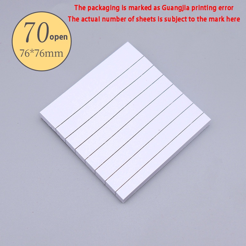70 Sheets Sticky Note Memo Pad Lines Sticky Notes Stationery K Shopee Philippines