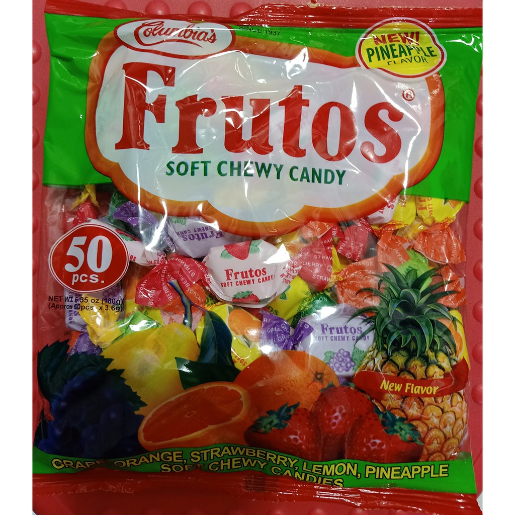 FRUTOS SOFT CHEWY CANDY 50S WITH 4 VARIANTS: MIX, SAMPALOK, MILKTEA ...