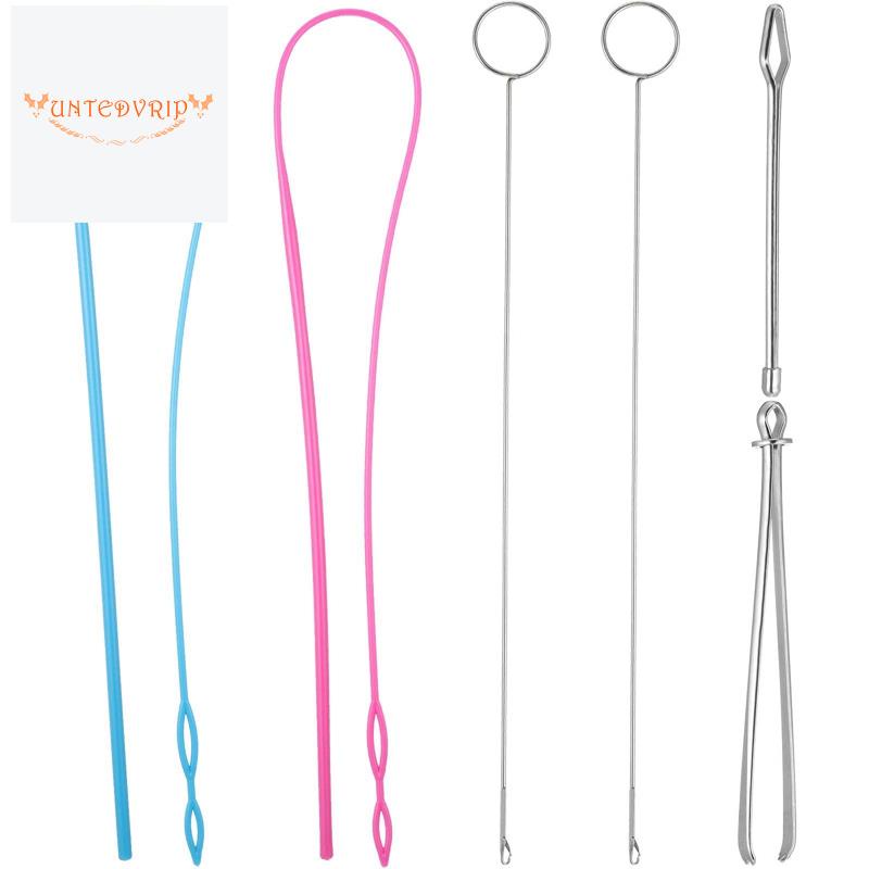 6 Pieces Sewing Loop Kit, Loop Turner Hook Flexible Drawstring Threader ...