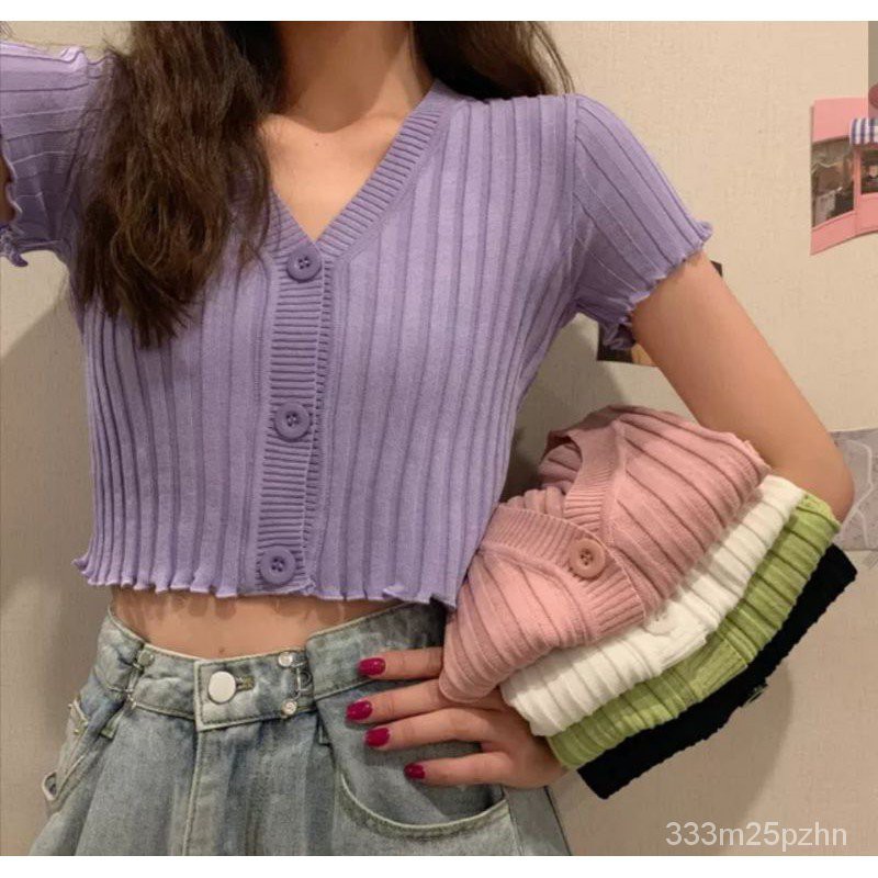 JENNIE Korean Trendy Crop Top 2 | Shopee Philippines