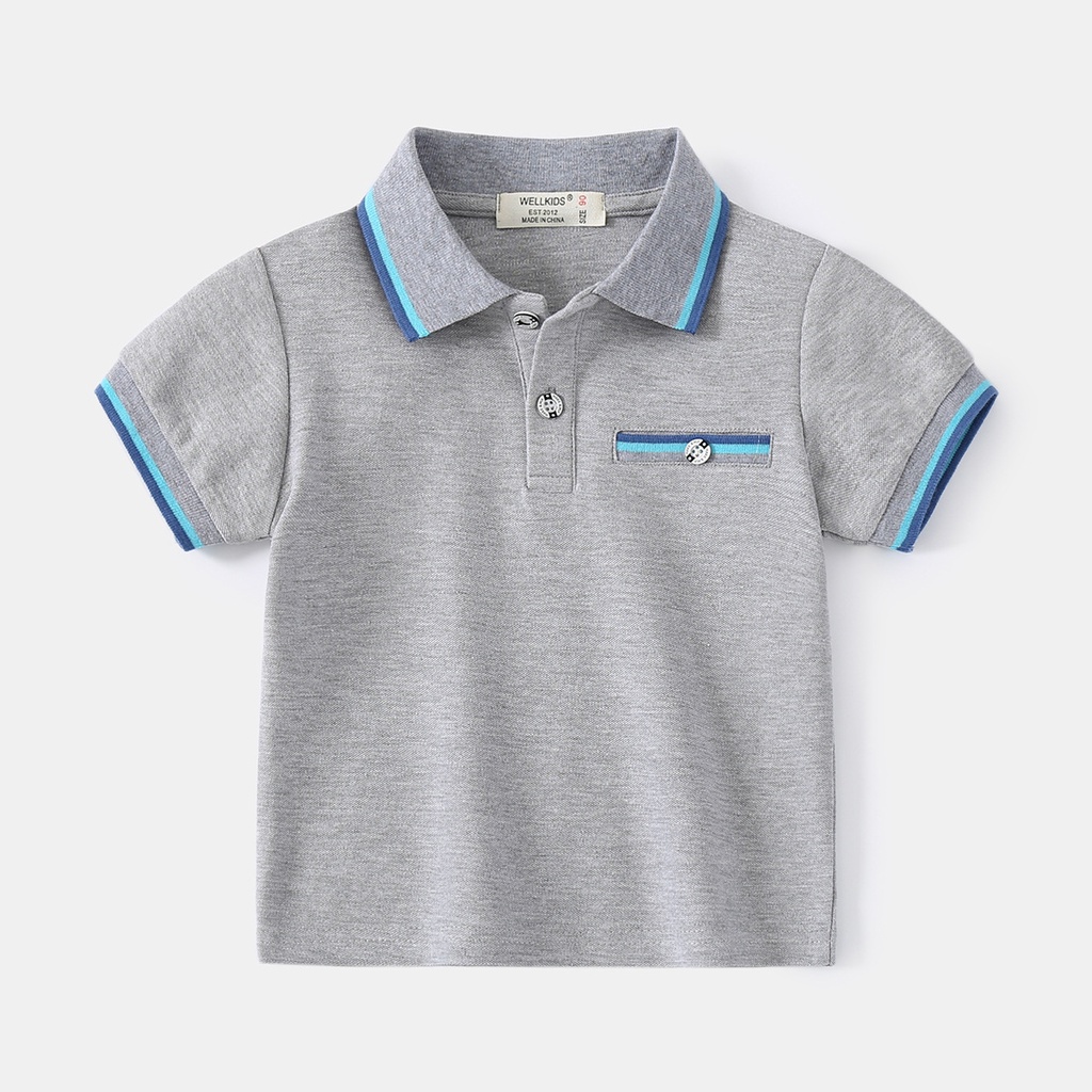 Soffny Kids Polo Shirts Boys Cotton TShirt Children Clothing School