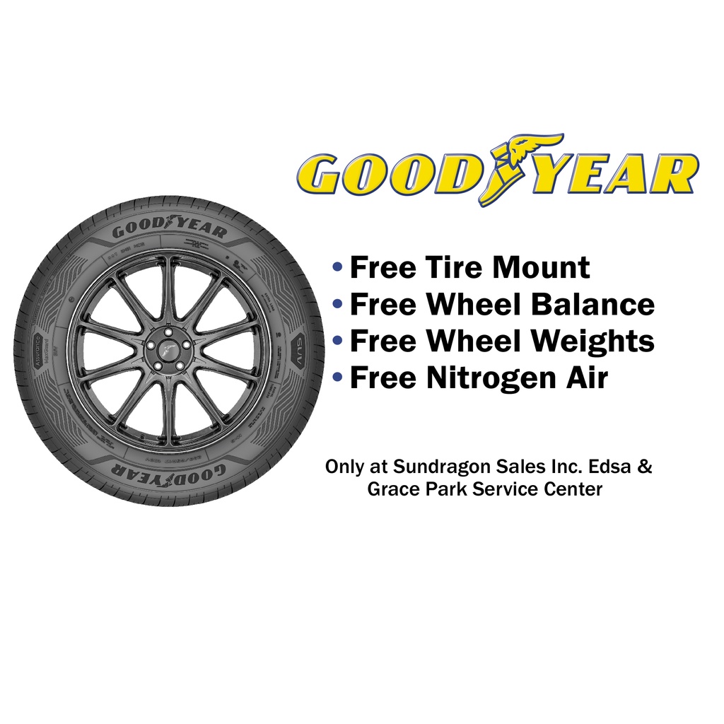 Goodyear 225/55 R18 100V Assurance MaxGuard SUV Tire | Shopee Philippines