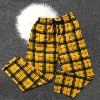 #COD New plaid checkered unisex fashion pants(pranela pajama)high quality.