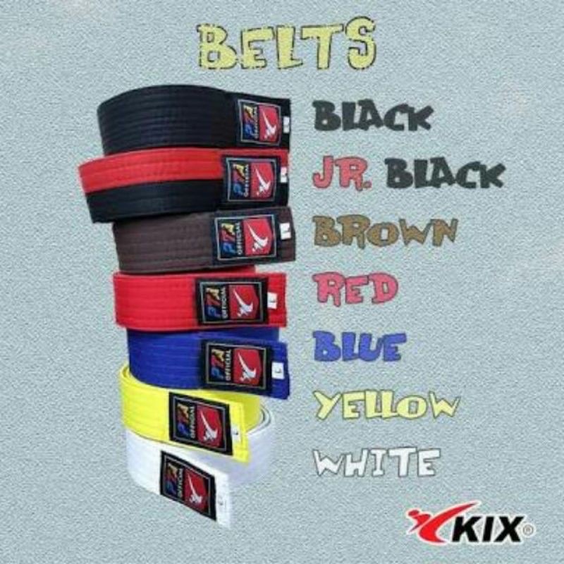 KIX Taekwondo belts (Ready Stocks) Official Shopee Philippines
