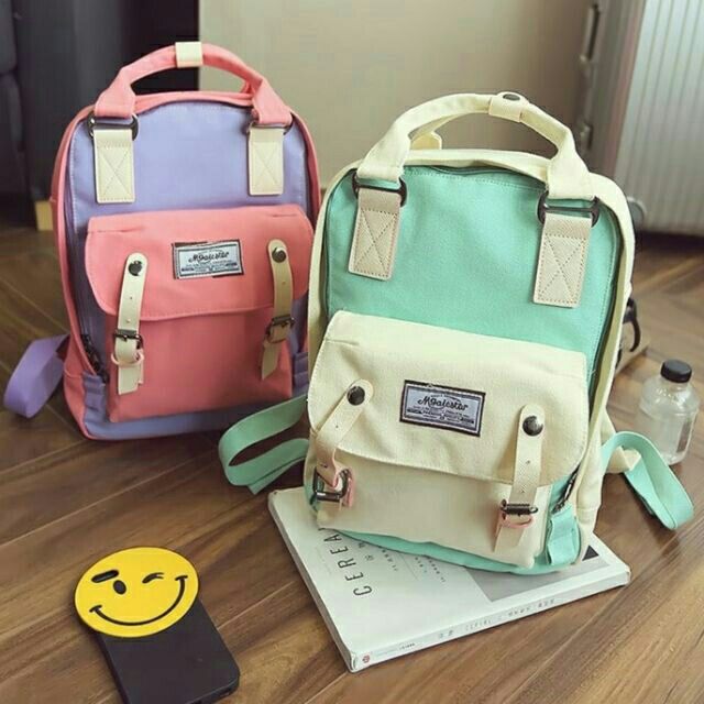 Pastel school clearance backpack